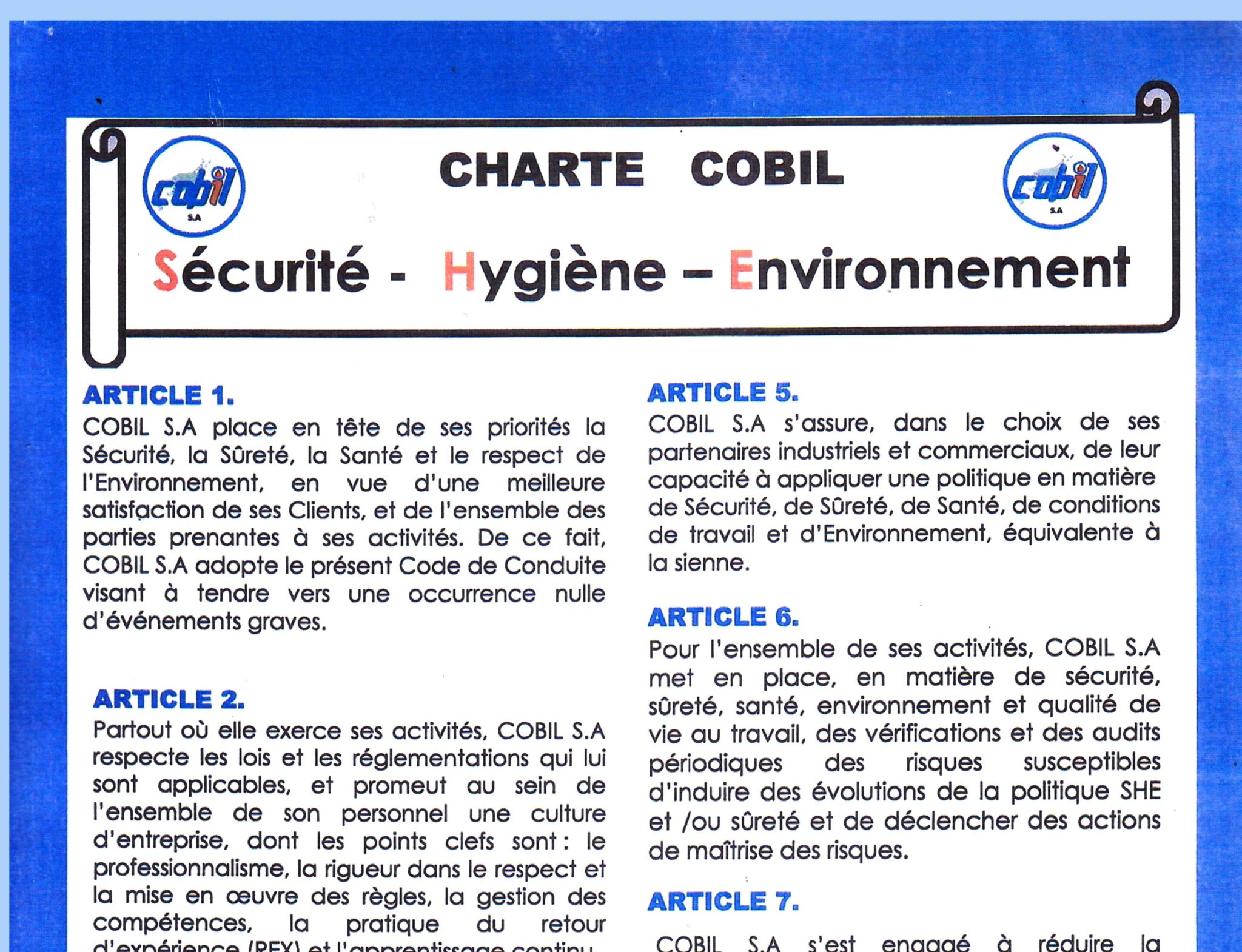 Charte SHE COBIL - Copie